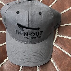 IN-N-OUT Burger Gray Logo Baseball Cap